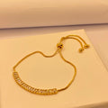 Simple Elegant Zircon design Adjustable Bracelet For Women/Girls