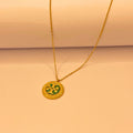 Elegant Unique Design Stainless Steel Gold Plated Pendant for Girls/Women