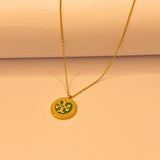 Elegant Unique Design Stainless Steel Gold Plated Pendant for Girls/Women