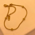 Simple Elegant Golden Bracelet For Women/Girls