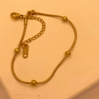 Simple Elegant Golden Bracelet For Women/Girls