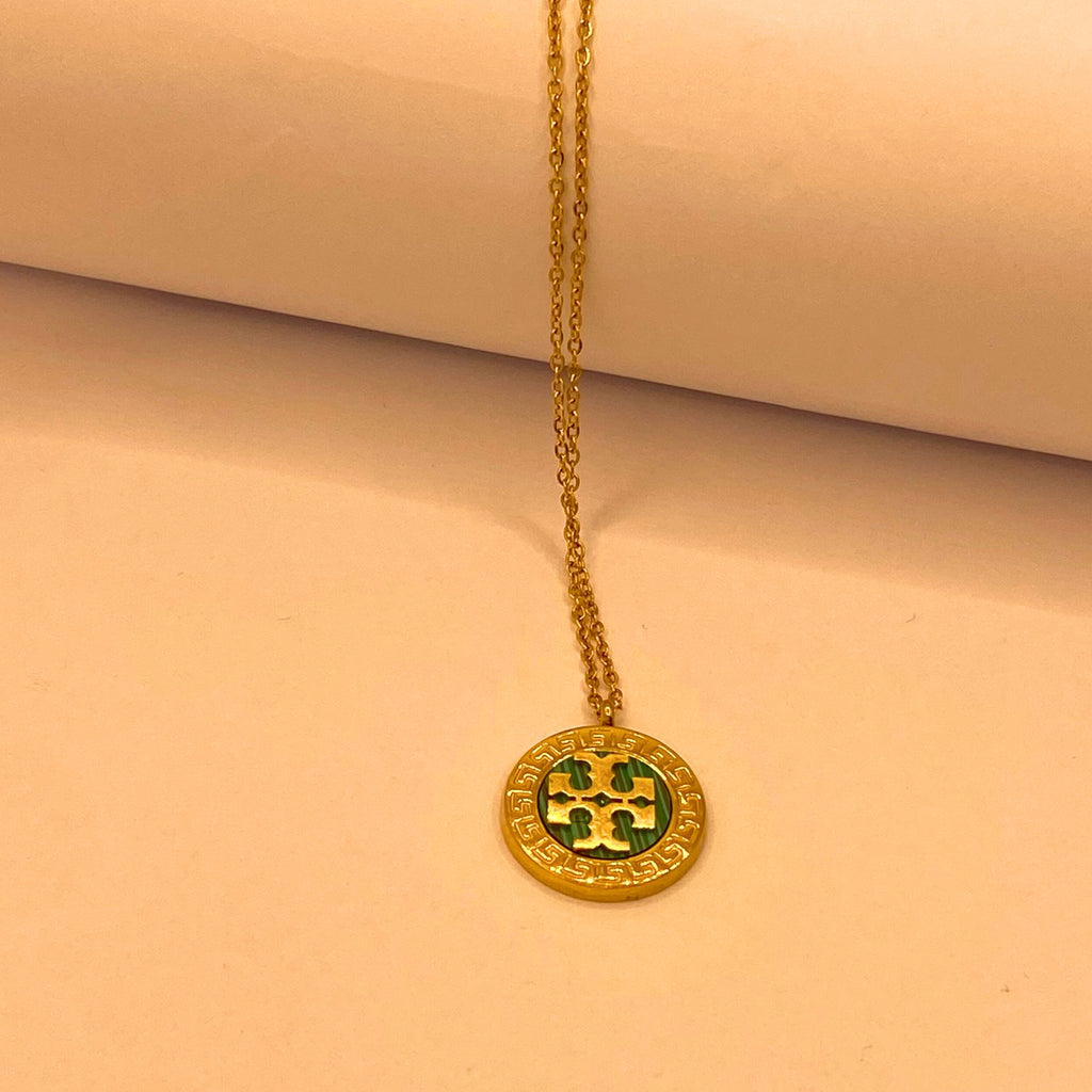 Elegant Unique Design Stainless Steel Gold Plated Pendant for Girls/Women