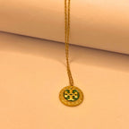 Elegant Unique Design Stainless Steel Gold Plated Pendant for Girls/Women