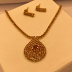 Luxury Elegant Champion Diamond Style Necklace Set For Women/Girls