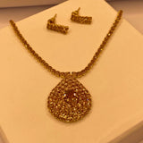 Luxury Elegant Champion Diamond Style Necklace Set For Women/Girls