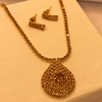 Luxury Elegant Champion Diamond Style Necklace Set For Women/Girls
