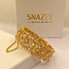 Premium Gold-Plated white stones Kara for Women & Girls – Formal Wear