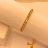 Simple Elegant Zircon design Adjustable Bracelet For Women/Girls