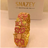 Premium Gold-Plated Mint stones Kara for Women & Girls – Formal Wear