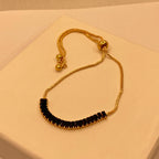 Simple Elegant Zircon design Adjustable Bracelet For Women/Girls