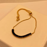 Simple Elegant Zircon design Adjustable Bracelet For Women/Girls