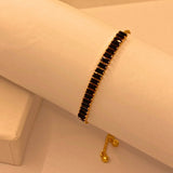 Simple Elegant Zircon design Adjustable Bracelet For Women/Girls
