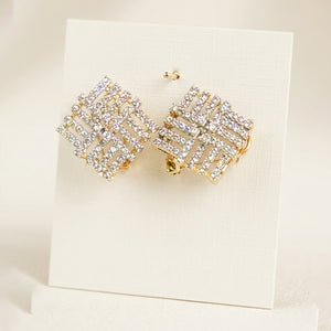 Crystal Grid Earrings