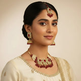 Pearl & Stone Wedding Jewelry Set