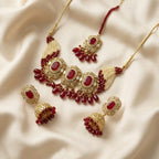 Pearl & Stone Wedding Jewelry Set
