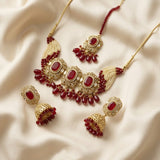 Pearl & Stone Wedding Jewelry Set