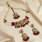 Pearl & Stone Bridal Necklace Set
