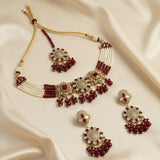 Pearl & Stone Bridal Necklace Set