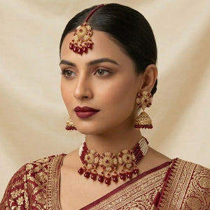 Pearl Bridal Choker Set