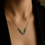 Aqua Leaf Pendant