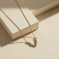 Aqua Leaf Pendant