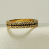 LUXURY GOLD BAND RING.