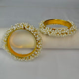 Gulzaar – Premium Gajra Style 2Pc Floral Bangles for Women & Girls