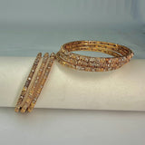 ZarQash Original Gold Design Bangles – Elegant 6Pc Set