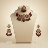 Pearl & Stone Bridal Necklace Set