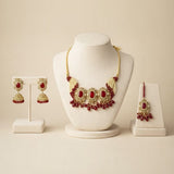 Pearl & Stone Wedding Jewelry Set