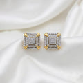 Elegant Square Stud Earrings