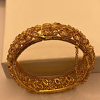 Premium Gold-Plated Champagne stones Kara for Women & Girls – Formal Wear